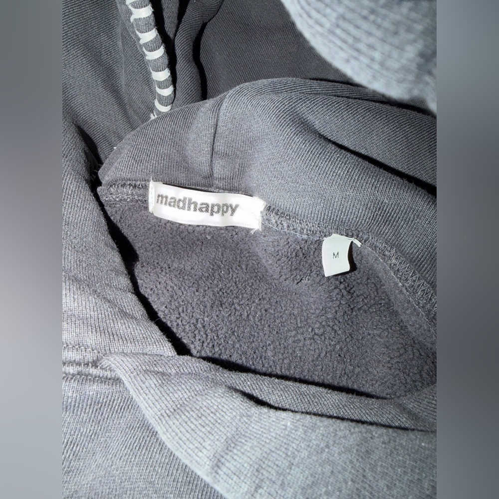 Madhappy classics fleece hoodie noir size M - Picture 3 of 4